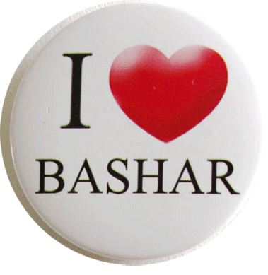 I Love Bashar in English, Arabic and Camel